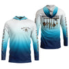 Maxcorners Personalized Fishing Shirt, Christian Fishing, Hooked On Jesus, Faith Fisherman Shirt, Fishing Gifts For Men