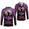 Maxcorners Bigfoot Saw Me Fishing But Nobody Believes Him Funny Fishing Shirt, SPF Shirt For Men