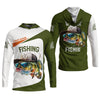 Maxcorners Wishin' I Was Fishin' Fishing Shirt, Funny Fisherman Shirt For Men, Custom Fishing Gift