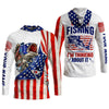 Maxcorners American Fishing Life – Always On My Mind UPF Fishing Shirt, Personalized Name