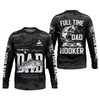 Maxcorners Fishing Hooker Dad, Custom Name Shirt, Fishing UPF Shirts, Funny Fishing Shirt