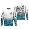 Maxcorners Fishing Rods Are Like Potato Chips White Fishing Shirt, Funny Fishing Shirt, SPF Shirt For Men, Gift For Fisherman