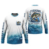 Maxcorners Fishing Is Therapy Funny Fishing Shirt, Mens SPF Shirt, Fishing Gifts For Men, Bass Fishing