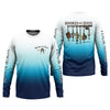 Maxcorners Personalized Fishing Shirt, Christian Fishing, Hooked On Jesus, Faith Fisherman Shirt, Fishing Gifts For Men