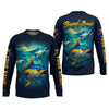 Maxcorners Beyond The Break Funny Fishing Shirt, Fishing UPF Shirts, Gift For Fisherman, Men's Fishing Shirt