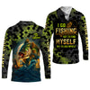 Maxcorners I Go Fishing Not To Find Myself But To Lose Myself Funny Fishing Shirt, SPF Shirt For Men, Gift For Fisherman