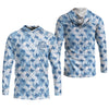 Maxcorners Texas Camo Blue Fishing UPF Shirts, Performance Fishing Shirts, Fishing Gifts For Men, Men's Fishing Shirt