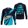Maxcorners The Tuna Is Calling I Must Go Tuna Fishing SPF Shirt For Men, Fishing Gifts For Men, Fishing Shirts For Men