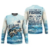 Maxcorners I Go Fishing Because I Like It Not Because I'm Good At It SPF Shirt, Gift For Fisherman, Fishing Shirts For Men