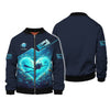 Maxcorners Scuba Diving With Ocean Heart Custom Name 3D Shirt Personalized Gift For Diver Lovers LM2111