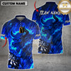Maxcorners Darts Shirt Bull Fire Flames Multicolor Options Personalized Name, Team Name 3D Shirt (4 Colors)