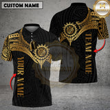 Maxcorners Darts Golden Tribal Pattern Multicolor Options Personalized Name, Team Name 3D Shirt (4 Colors)
