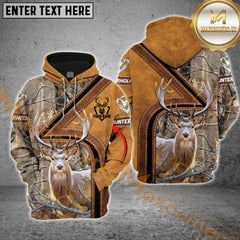 Maxcorners Elk Hunting Hoodie Leather Strap Camo Multioptions Custom Name Shirt 3D All Over Printed Clothes