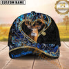 Maxcorners Deer Hunting Cap Heart Buck Camo Pattern Personalized Name 3D Cap (6 Colors)