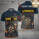 Maxcorners Darts Winner Pixel Fireworks Personalized Name, Team Name 3D Shirt