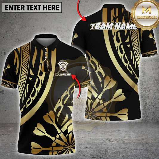 Maxcorners Darts Premium Multicolor Options Personalized Name, Team Name 3D Shirt (4 Colors)
