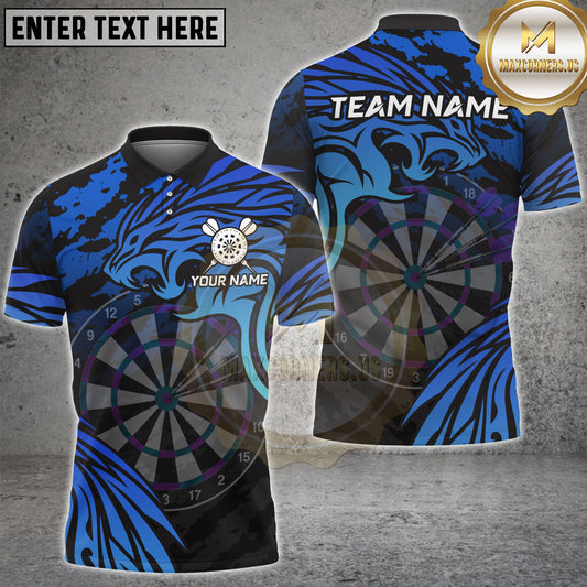 Maxcorners Darts Dynamic Multicolor Options Personalized Name, Team Name 3D Shirt (4 Colors)
