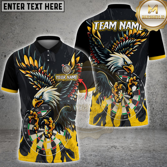 Maxcorners Darts Eagle Attack Multicolor Options Personalized Name, Team Name 3D Shirt (4 Colors)