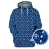 Maxcorners Dachshund Dog Pattern Golf Shirt With Navy Color , Funny Dachshund Golf Shirt For Golfers, Golf Gift For Dog Lover