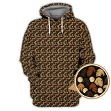 Maxcorners Sasquatch Pattern Golf Shirt, Bigfoot Golf Shirt For Golfer, Crazy Golf Shirt For Men