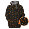 Maxcorners Funny Pattern Golf Shirt, Bigfoot Golf Shirt, Halloween Golf Shirt For Golfer