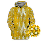 Maxcorners Duck Golf Shirt For Golfer, Funny Pattern Golf Shirt, Crazy Golf Shirt For Men