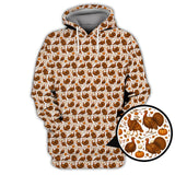 Maxcorners Funny Turkey Golf Shirt For Men, Thanksgiving Golf Shirt, Pattern Golf Shirt For Golfer