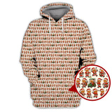 Maxcorners Funny Pattern Golf Shirt For Golfer, Christmas Golf Shirt, Golf Gift For Men