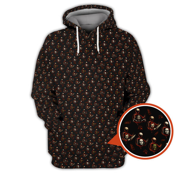 Maxcorners Halloween Golf Shirt For Golfer, Pattern Golf Shirt, Crazy Golf Shirt For Men