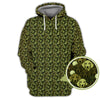 Maxcorners Dachshund Dog Pattern Golf Shirt With Camo Color , Funny Dachshund Golf Shirt For Golfers, Golf Gift For Dog Lover