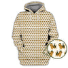 Maxcorners Golden Retriever Pattern Golf Shirt – Funny Golden Retriever Golf Shirt For Dog Lovers