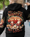 Maxcorners Not All Who Wander Are Lost Santa Christmas All Over Print LM2101