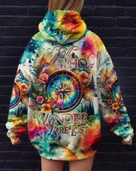 Maxcorners Not All Who Wander Are Lost Compass All Over Print LM2101