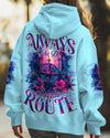 Maxcorners Always Take The Scenic Route Compass All Over Print LM1501