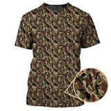 Maxcorners Camo Pattern Golf Polos For Men, Crazy Golf Shirts, Golf Gift For Golfer, Funny Golf Shirt