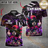 Maxcorners Billiard Street Style 8-Ball Multicolor Customized Name, Team Name 3D Shirts