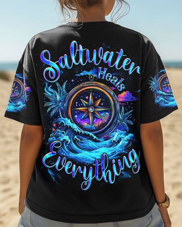 Maxcorners Saltwater Heals Everything Compass All Over Print LM1501