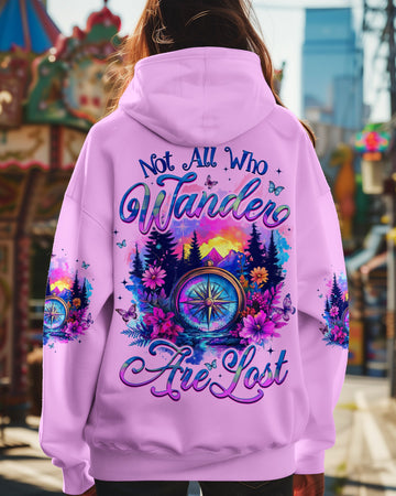 Maxcorners Not All Who Wander Are Lost Compass All Over Print LM1501
