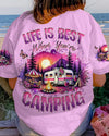 Maxcorners Life Is Best When You're Camping All Over Print LM2101