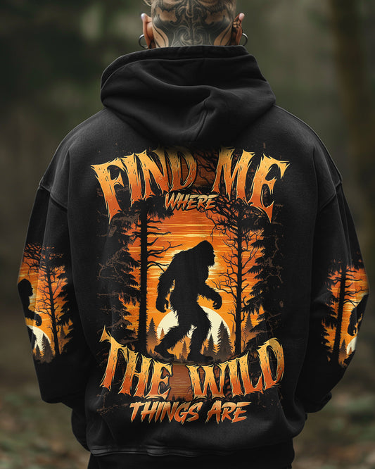 Maxcorners Find Me Where The Wild Things Are Bigfoot All Over Print LM2101