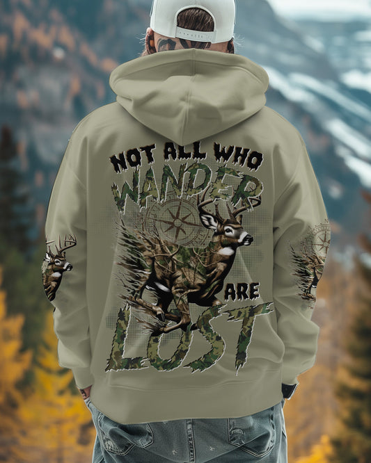 Maxcorners Not All Who Wander Are Lost Deer Hunting Camo All Over Print LM1501