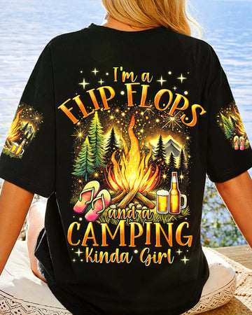 Maxcorners I'm A Flip Flops And A Camping Kinda Girl All Over Print LM2101