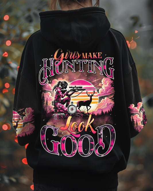 Maxcorners Girls Make Hunting Look Good All Over Print LM1601