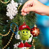 Maxcorners Cool Tennis Ball Christmas Ornament, Personalized Ornament 2D Flat LM2211
