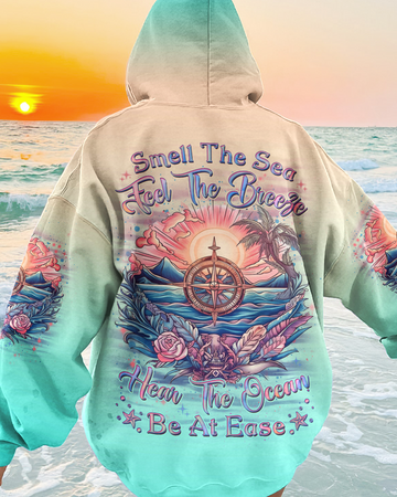 Maxcorners Smell The Sea Feel The Breeze Compass All Over Print LM2101