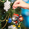 Maxcorners Christmas Diving Home Decor, Christmas Ornament, Personalized Ornament 2D Flat LM2111