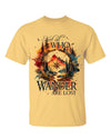 Maxcorners Not All Who Wander Are Lost Cotton Shirt LM2101