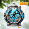 Maxcorners Custom Name Diving Ornament, Christmas Gift for Diving Lover5 2D Flat LM2111