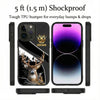 Maxcorners Darts Purple Graffiti Split Bear Dartboard Personalized Name Phone Case