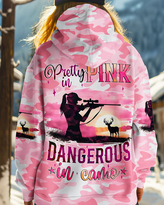 Maxcorners Pretty In Pink Hunting All Over Print LM1601